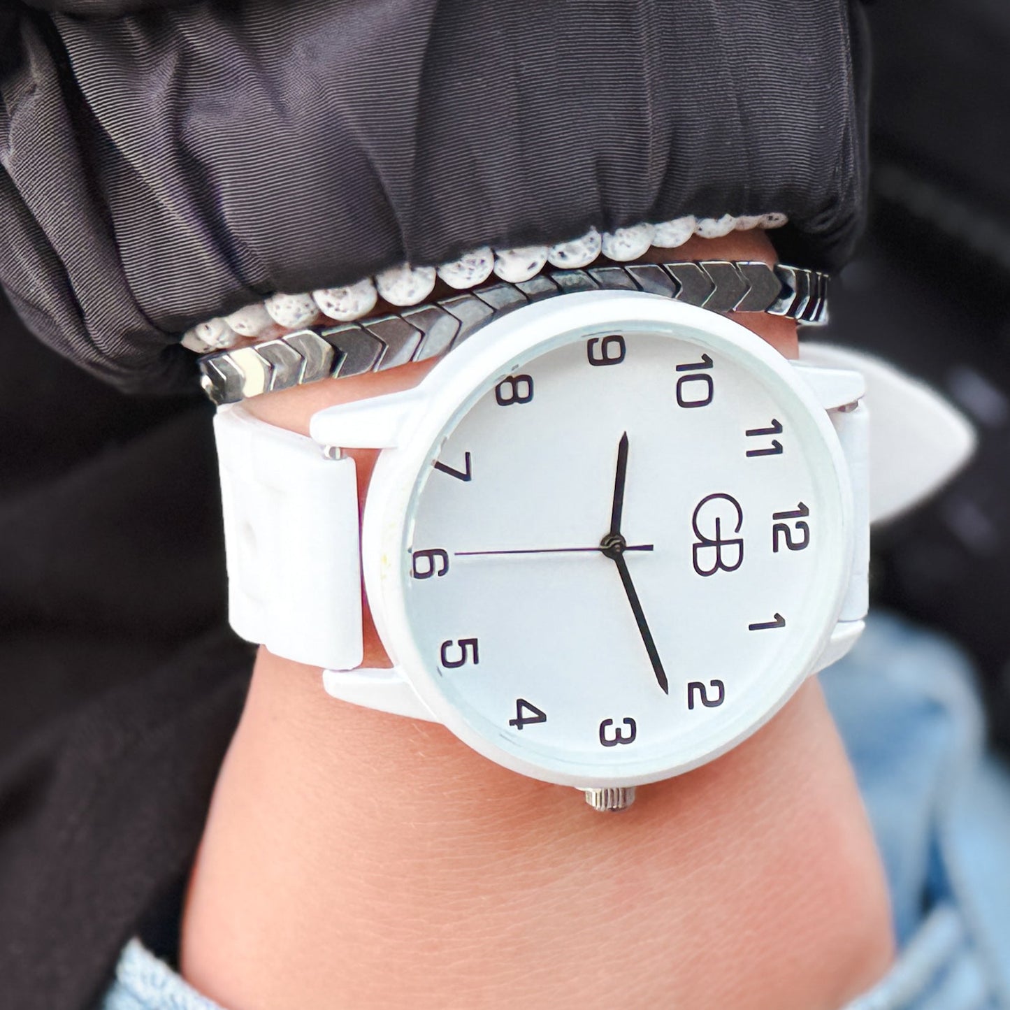 SIERRA WHITE KIDS WATCH